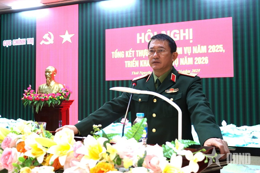 Cục Chính trị Quân khu 1 triển khai nhiệm vụ năm 2026